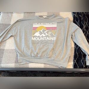 Dressed in lala sweatshirt